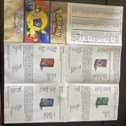Pokemon Card Lists Booklet For TCG Wizards WOTC Vintage Base Set/Jungle/Fossil - Image 4