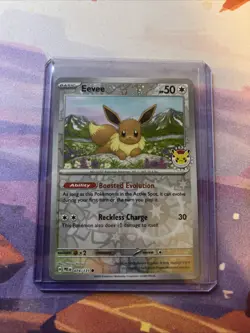 Eevee - (Pokemon Day 2025) (Reverse Cosmos Holo) 074/131 Miscellaneous Cards... - Image 1