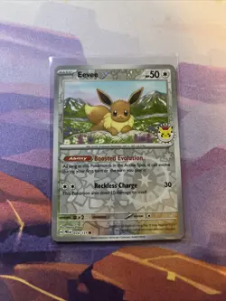 Eevee - (Pokemon Day 2025) (Reverse Cosmos Holo) 074/131 Miscellaneous Cards... - Image 3