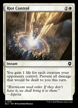 Riot Control - Commander: Bloomburrow - Near Mint - Image 1