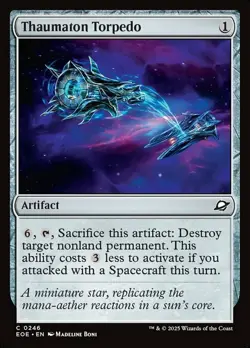 Thaumaton Torpedo - Foil - Edge of Eternities - Near Mint - Image 1