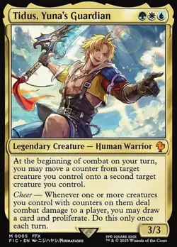 Tidus, Yuna's Guardian - Foil - Commander: Final Fantasy - Near Mint - Image 1