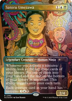 [1x] Satoru Umezawa - Rainbow Foil Near Mint, English Secret Lair MTG Magic - Image 1