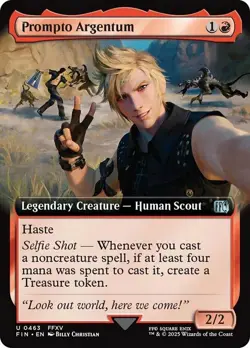 Prompto Argentum - Extended Art - Final Fantasy - Near Mint - Image 1
