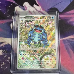 *ENGLISH* Seismitoad 105/086 - Illustration Rare - Black Bolt - Pokemon TCG NM+ - Image 1