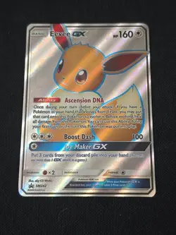 Eevee GX SM242 Sun & Moon Black Star Promo Holo Rare Pokemon TCG Light Played - Image 1