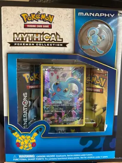 Pokemon MYTHICAL MANAPHY Generations Collection Box🔥 GREAT DEAL - Image 1