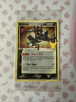 Greninja Gold Star SEALED ~ Celebrations 144 Black Promo SWSH144 Pokemon - Image 1
