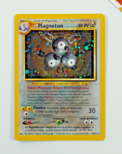 Pokemon Magneton 10/64 Holo Unlimited Neo Revelation 2001 Italiano - Image 1