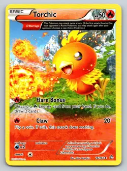 Torchic 26/160 Uncommon Primal Clash Pokemon Near Mint - Image 1