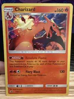 Pokemon TCG Charizard Holo Rare 3/70, Dragon Majesty (LP-NM) - Image 1