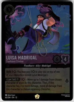 Luisa Madrigal Confident Climber Foil 60/204 Wilds Unknown Disney Lorcana - Image 1