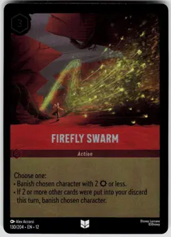Firefly Swarm Foil 130/204 Wilds Unknown Disney Lorcana - Image 1
