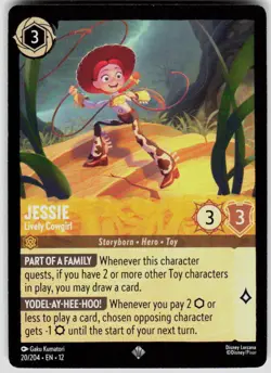 Jessie Lively Cowgirl 20/204 Wilds Unknown Disney Lorcana - Image 1
