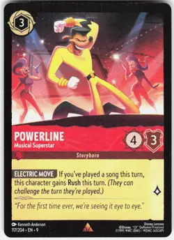 Powerline Musical Superstar 117/204 Fabled Disney Lorcana - Image 1