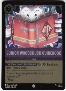 Junior Woodchuck Guidebook Foil 66/204 Whispers in the Well Disney Lorcana - Image 1