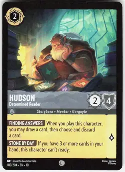 Hudson Determined Reader 180/204 Whispers in the Well Disney Lorcana - Image 1