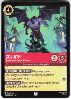 Goliath Guardian of Castle Wyvern 119/204 Whispers in the Well Disney Lorcana - Image 1