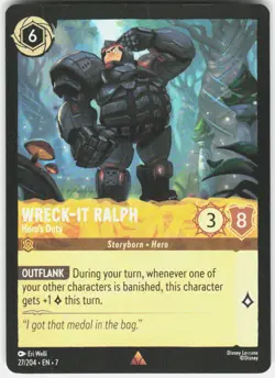 Wreck It Ralph Hero's Duty 27/204 Archazia's Island Disney Lorcana - Image 1