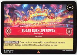 Sugar Rush Speedway Starting Line 135/204 Shimmering Skies Disney Lorcana - Image 1