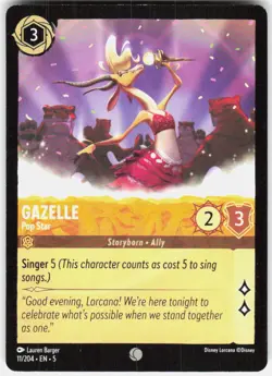 Gazelle Pop Star 11/204 Shimmering Skies Disney Lorcana - Image 1
