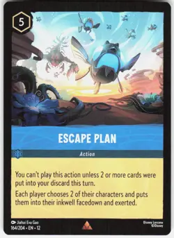 Escape Plan 164/204 Wilds Unknown Disney Lorcana - Image 1