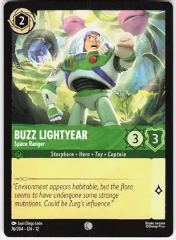 Buzz Lightyear Space Ranger 76/204 Wilds Unknown Disney Lorcana - Image 1