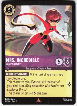 Mrs. Incredible Super Stretchy 49/204 Wilds Unknown Disney Lorcana - Image 1