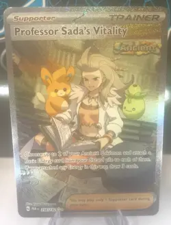 Professor Sada's Vitality 256/182 Paradox Rift Special Illustration Pokemon NM - Image 1