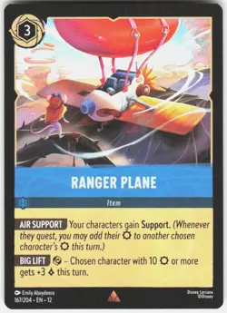 Ranger Plane 167/204 Wilds Unknown Disney Lorcana - Image 1