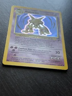Alakazam 1/130 Holo Rare - Pokemon TCG Base Set 2 WOTC - Near Mint #30 - Image 3