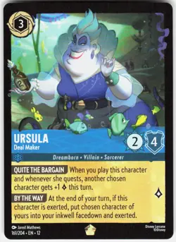 Ursula Deal Maker 161/204 Wilds Unknown Disney Lorcana - Image 1