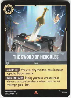 The Sword of Hercules 200/204 Whispers in the Well Disney Lorcana - Image 1