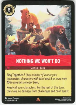 Nothing We Won't Do 147/204 Reign of Jafar Disney Lorcana - Image 1