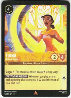 Tiana Natural Talent 9/204 Reign of Jafar Disney Lorcana - Image 1