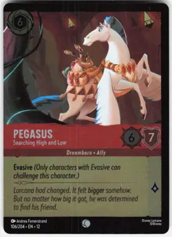 Pegasus Searching High and Low Foil Foil 106/204 Wilds Unknown Disney Lorcana - Image 1