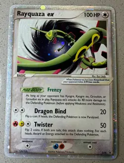 Rayquaza EX 2006 POKEMON Black Star Promo #039 HOLO HP - antennae swirl!!! - Image 1