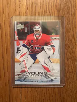 Jacob Fowler Upper Deck 2025-26 Extended Series Young Guns Montreal Canadiens - Image 1