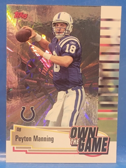 Peyton Manning, QB - Topps - Colts - Own The Game, 2004 - #4 - Image 1