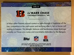 Ja’marr Chase 2025 Topps Cosmic Chrome Stars In The Night #STN-17 - Bengals - Image 2