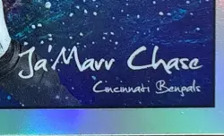 Ja’marr Chase 2025 Topps Cosmic Chrome Stars In The Night #STN-17 - Bengals - Image 3