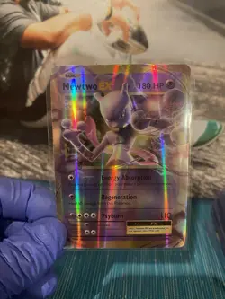 Pokemon TCG Mewtwo EX Ultra Rare Holo 52/108 Evolutions 2016 180 HP Card - Image 2