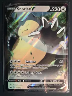 Pokemon Company Snorlax V 141/202 Swsh01 Sword & Shield UR Holo Full Art - Image 2