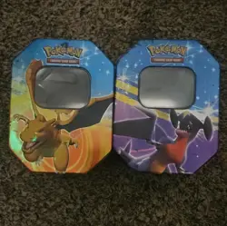 Pokemon Empty Collector Tin Charizard and Garchomp No Cards Included Lot of 2 - Image 1
