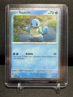 Squirtle SVP048 Black Star Promo Pokemon 2023 Scarlet & Violet - NM - Image 1