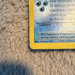 Pokemon TCG Articuno 2/62 Fossil Rare Unlimited Eng 1999 - Image 5