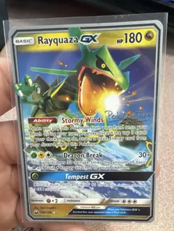 Pokemon TCG Rayquaza GX 109/168 World Champ Decks ENG Ultra Rare 180 HP Auto - Image 1