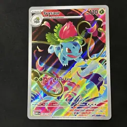 Ivysaur Illustration Rare 134/132 Near Mint Mega Evolution Pokemon TCG English - Image 1