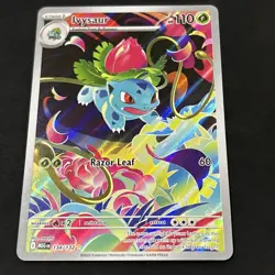 Ivysaur Illustration Rare 134/132 Near Mint Mega Evolution Pokemon TCG English - Image 2