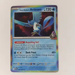 Pokemon - Team Rocket's Articuno - 051/182 Sv10: Destined Rivals Holo Rare - Image 1